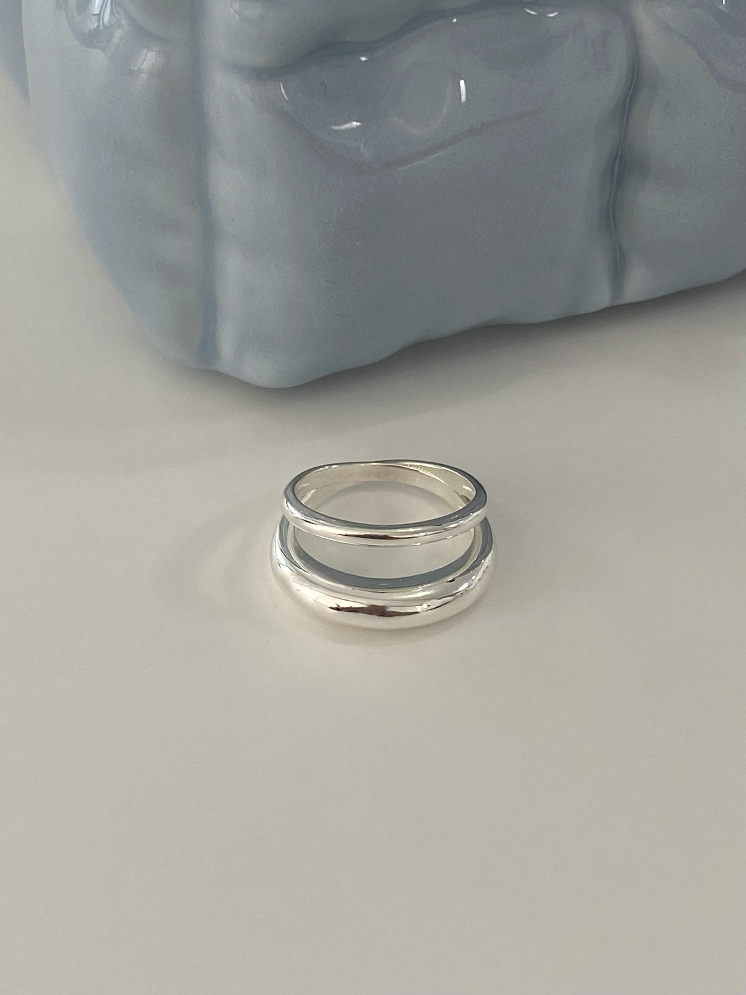 (925silver) Double ring